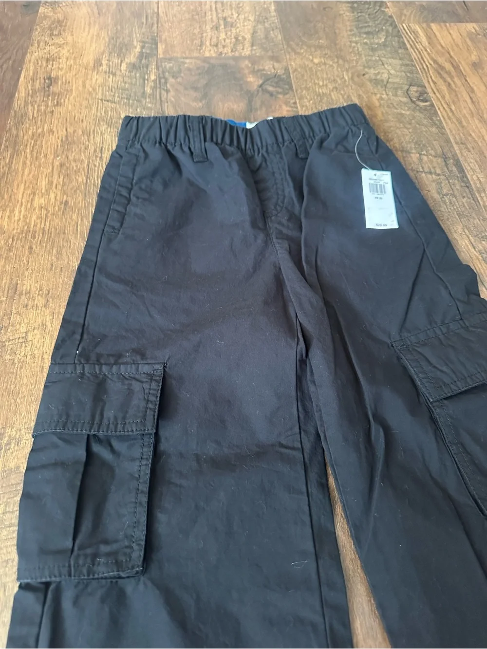 Girls Cargo Pants - Black size 5